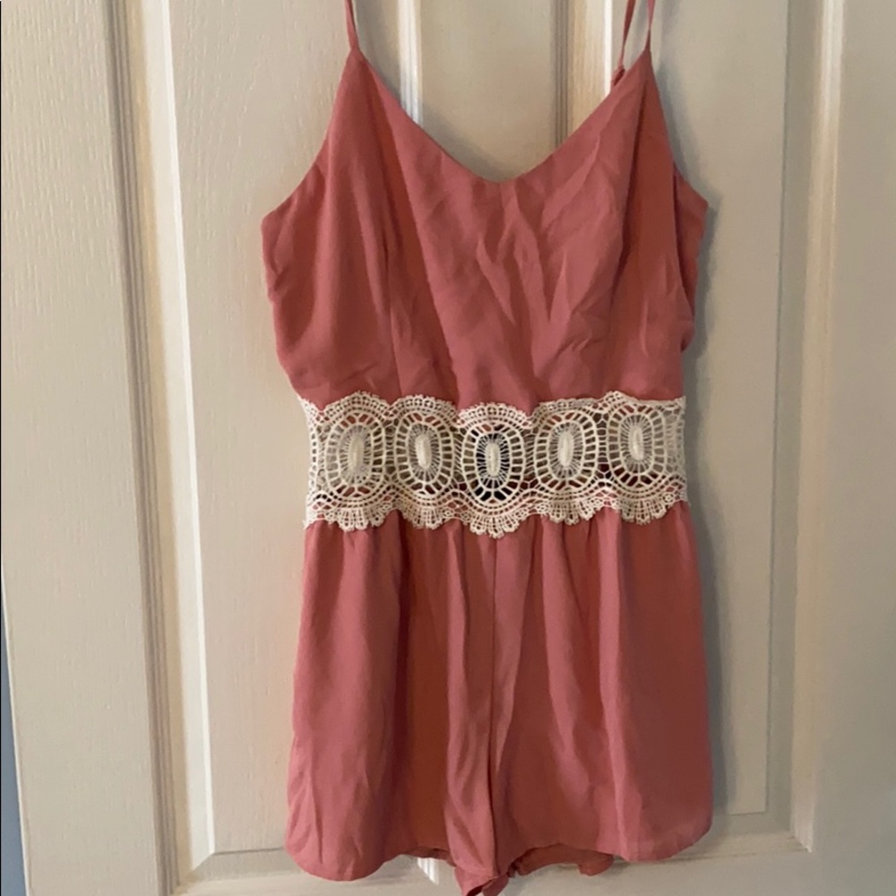 Light Pink/Salmon Romper